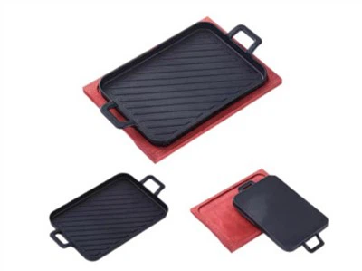 Placa de barbacoa gran de ferro colat